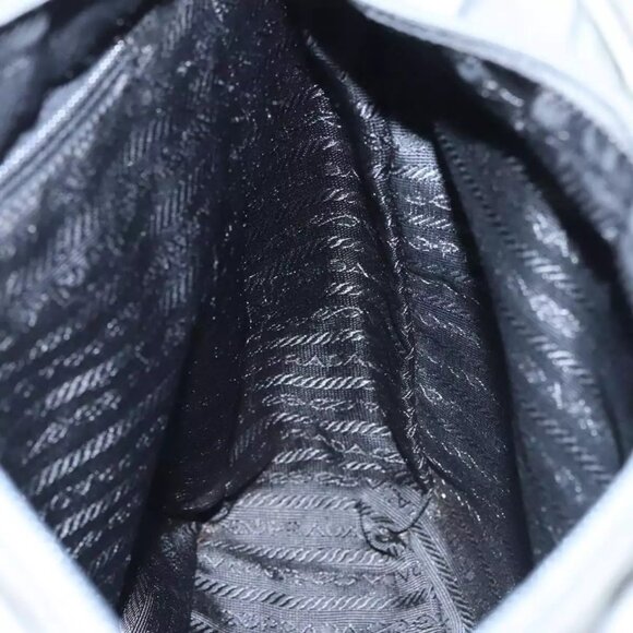 PRADA Tote Bag Nylon Gray Auth - Picture 15 of 16